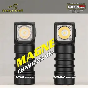 Skilhunt Ho4r H04r Mini Rc Usb Magnetic Led Headlamp 4500k Nichia 519a With 18350 Li-ion