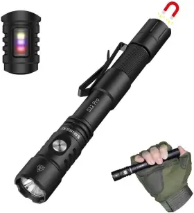Smingxi S22pro Edc Tactical Dual Mode Rechargeable Flashlight 1200 High Lumen Pen Light