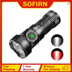Sofirn Csp2323 Sr20 Mini 1200lm Usb-c Rechargeable Flashlight White And Red Light
