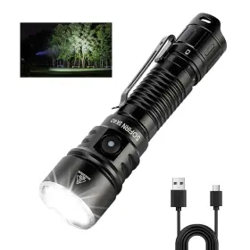 Jbsfsk40 Sofirn Sk40 Tactical Flashlight 3200 Lumens Rechargeable Edc With 580 Me