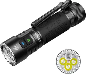 Sofirn Sfsr23uv Sr23 Edc Flashlight Usb C Rechargeable Uv Function - 3300 Lumens New