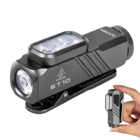 Sofirn Sfst101016 St10 Edc Clip-on Flashlight Rechargeable With 660nm Deep Red Light 1000 Lume