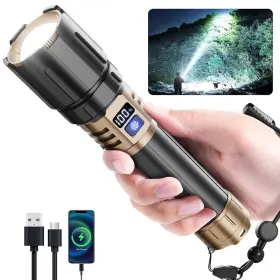 Sogdeco Sdm183 Rechargeable Flashlights High Lumens Super Bright Led Powerful Tactical Flash