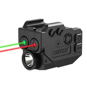 Solofish 5457 500 Lumen Pistol Light Purple/infrared Ir /green Blue Beam Combo