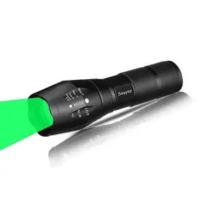 Souyos Souyos-grbv2537 Green Light Flashlight Single Mode Led Hunting Zoomable Varmint