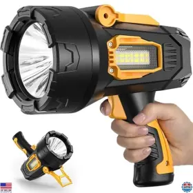 B0dn12xvss Stanley Super Bright 9000 Lumens Rechargeable Led Spotlight 10000mah For Outdoor Use