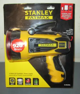 Sl10ledsl Stanley Fatmax Rechargeable Spotlight Flashlight Led