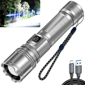 Starlume P70-1 Led Rechargeable Flashlights High Lumen 90000lm Super Bright Edc Flash