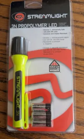 Streamlight 080926622029 3n Propolymer Led Division 1 Safety Rated Waterproof Pen Flashlight