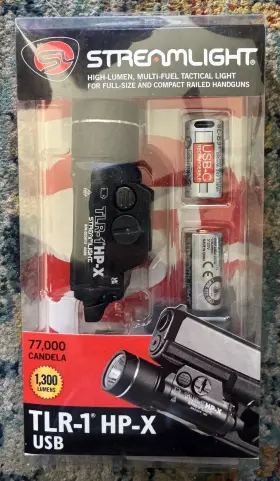 Tlr-1 Streamlight 54363 69168 Hp-x Usb 1300-lumen High Candela Rail-mounted