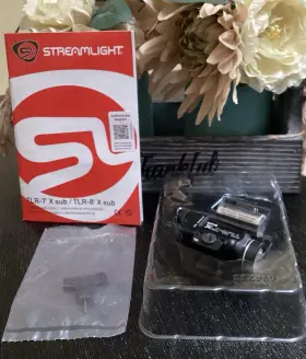 Streamlight 69400 Tlr 7x Sub Gl 500 Lumen Non Usb Battery Key Black Matte New Open