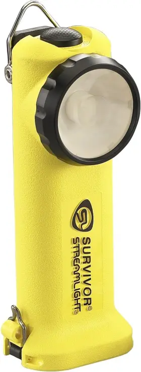 Streamlight 90513 Survivor Led Flashlight Charger 6-3/4-inch Yellow 175 Lumens