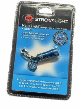 Streamlight R73002 Nano Cops Light Supporting Police Led 10 Lumens Easy One-handed