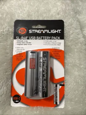Streamlight Sl-b48 Usb-c Rechargeable Battery 2-pack. 88133