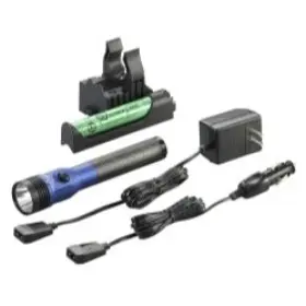 Stl75476 Streamlight 75476 Stinger Led Hl Flashlight Blue 120v/dc Piggyback Charger