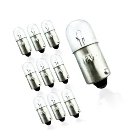 Strendier 12v3wbulb-1 10 Pcs 12v 3w 12volt 3watt Gauges Light Bulb Kit Tachometer Speedometer Dashb