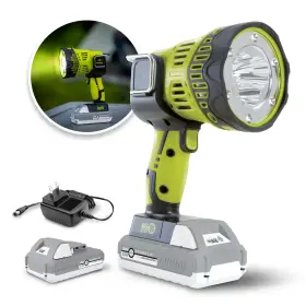 Sun Joe 24v-1500fl-lte 24-volt Handheld Flashlight /spotlight / Flood Light Nob