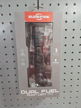 Surefire 084871331579 Dual Fuel Turbo Scout Light Pro Weaponlight Black M640dft-bk-pro
