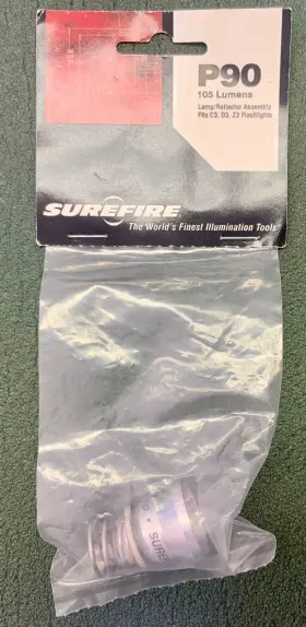 Surefire 084871870023 P90 Lamp Assembly 105 Lumen For Use With C3 D3 Z3 Flashlights- New