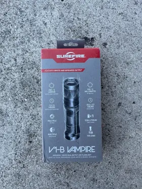 Surefire 4561056 V1-b Vampire Ir/white Flashlight Black With Dual Output