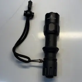 Surefire A18755 Used Black Tactical Led Flashlight With Lanyard Tested/working