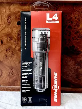 Surefire L4-ha-wh L4 Lumamax Led Flashlight With Lanyard Nos