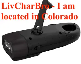 Swiss Safe 852120008349 Rechargeable Flashlight Solar Power And Hand Crank High Lumen Carabiner Survival