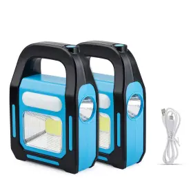 Tansoren 221345094736 2 Pack Solar Lantern Camping Essentials Accessories Lights Led Flash