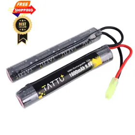 Tattu Ta-as-nimh-1600-9.6v-8s1p 9.6v Nimh Battery 1600mah Butterfly Nunchuck Stick Rechargeable Black