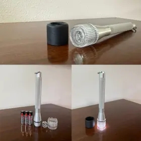 Trek-4 Tektite Vintage Trek 4 Aluminum Flashlight Awesome Piece Of History