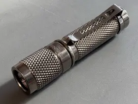 Thrunite Snzp050198 Ti Titanium Aaa Keychain Led Edc Flashlight With Tin And Accessories New