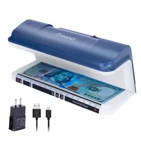 Tihoo T0020 Counterfeit Bill Detector With Led Uv Light Money Marker Counterfeits