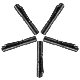 Tileon Nbt-001 Led Mini Pocket Flashlight 5pcs Pen Light With Clip Small Flas