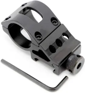 Tocngaek 631344862254 Tactical 1 Inch Offset Picatinny Rail Mount For Flashlights Outdoors