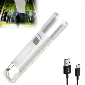 Ls-69 Toomkey Small Rechargeable Led Flashlight 500lm Ultra-lightweight Handheld Light Wit