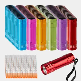 Trade Co.ltd. 726084416932 180 Pack Small Mini Cheap Flashlights Bulk With Batteries Aluminum Led Flas Trade Co.ltd. 726084416932 180 Pack Small Mini Cheap Flashlights Bulk With Batteries Aluminum Led Flas