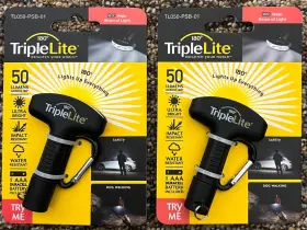 Triplelite Llc Tl050-psb-01 50cp 180 Led Flashlight Keychain Black - Lot Of 2