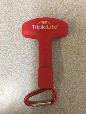 Triplelite Tl050-pop-rybbp 50 Lm Assorted Led Flashlight With Key Ring Aaa Battery