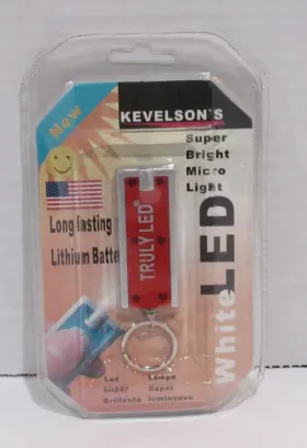 Truly Led Ki607 Kevelsons Super Bright Micro Light 2.5 Inch Red Keychain Flash