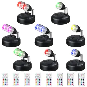 T029 Tuanse 4 Pcs Dual Head Rgb Spotlight And Single Battery Operated Accent L