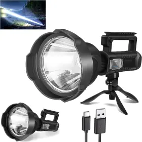 Hf-01 Uhanciny Rechargeable Spotlight 3000000 Lumens Led Spot Lights Outdoor Handheld Super