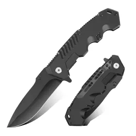 Uninuou H001 Tactical Folding Knife 4.3 Inch Edc Outdoor Camping Security Lock Pocket