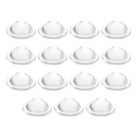 Uxcell 619668211453 15pcs Diameter 10.5mm Flat Convex Lens Height 4mm Flashlight Optical