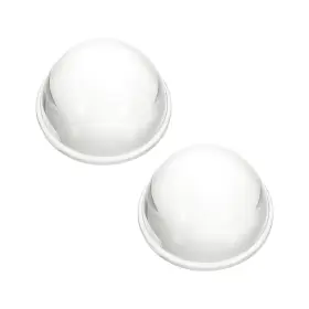 Uxcell 619668342706 2pcs Diameter 38mm Flat Convex Lens Height 15mm Optical 2.2mm