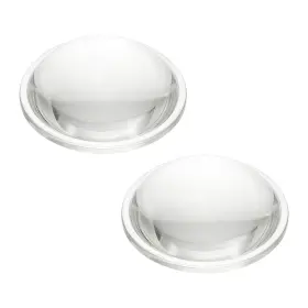 Uxcell 619668342782 2pcs Diameter 50mm Flat Convex Lens Height 15mm Optical 3mm