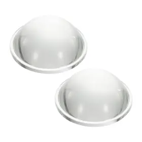 Uxcell 619668342805 2pcs Diameter 50mm Flat Convex Lens Height 22mm Optical 3mm