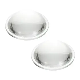 Uxcell 619668342812 2pcs Diameter 52mm Flat Convex Lens Height 18mm Optical 2.5mm