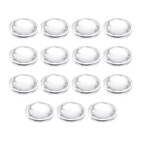 Uxcell 619668343949 15pcs Diameter 15mm Flat Convex Lens Height 5mm Flashlight Optical