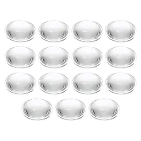 Uxcell 672668500989 15pcs Diameter 23mm Flat Convex Lens Height 8mm Acrylic Optical