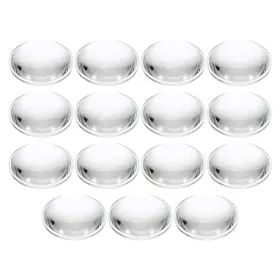 Uxcell 672668501009 15pcs Diameter 28mm Flat Convex Lens Height 9mm Acrylic Optical